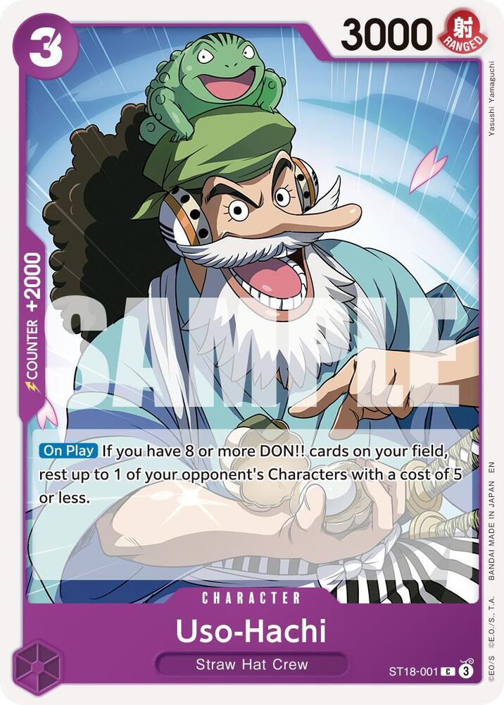 Uso-Hachi (Reprint) ST18-001 Premium Booster -The Best- Vol. 2 One Piece NM