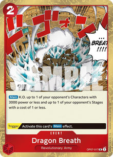Dragon Breath (Pirate Foil) OP07-017 Premium Booster -The Best- Vol. 2 One Piece NM