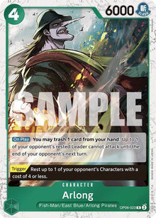 Arlong (Jolly Roger Foil) OP06-023 Rare Premium Booster -The Best- One Piece NM