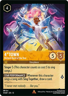 4*Town - Hottest Band of the Year 17/204 Rare Attack of the Vine! Lorcana NM