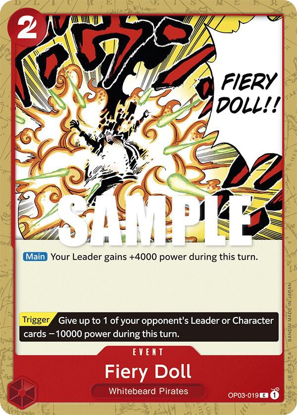 Fiery Doll OP03-019 Common Pillars of Strength One Piece Near Mint
