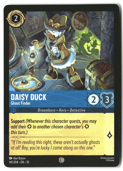 Daisy Duck - Ghost Finder 141/204 Common Whispers in the Well Lorcana LP