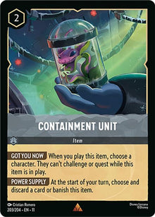 Containment Unit 203/204 Rare Winterspell Lorcana Near Mint