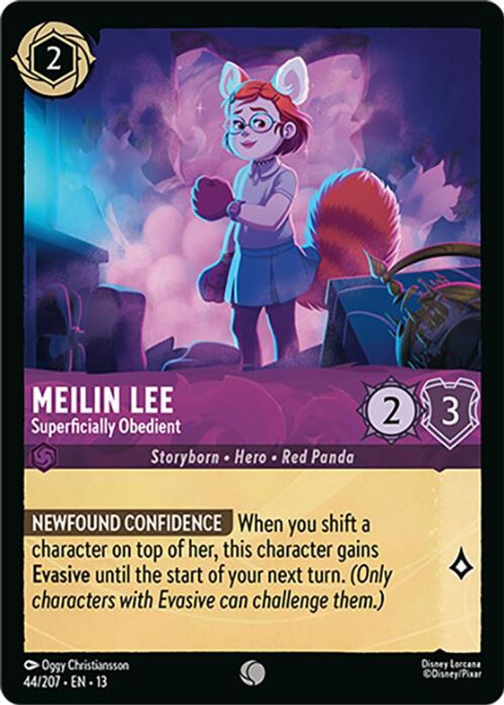 Meilin Lee - Superficially Obedient 44/204 Common Attack of the Vine! Lorcana NM