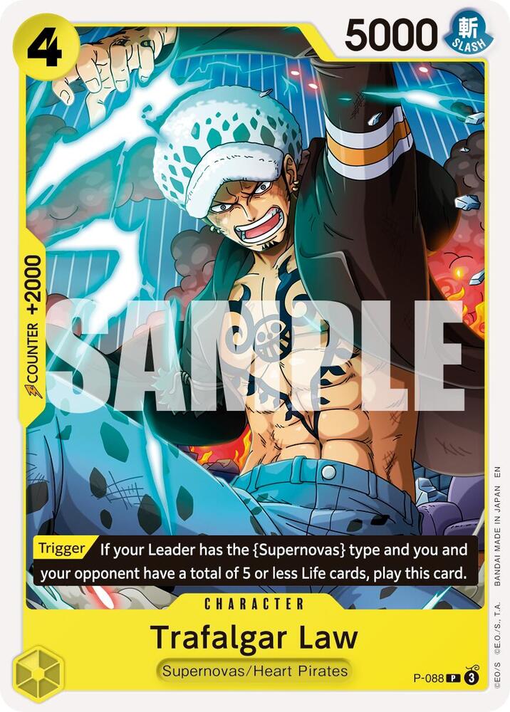 Trafalgar Law (Reprint) P-088 Premium Booster -The Best- Vol. 2 One Piece NM