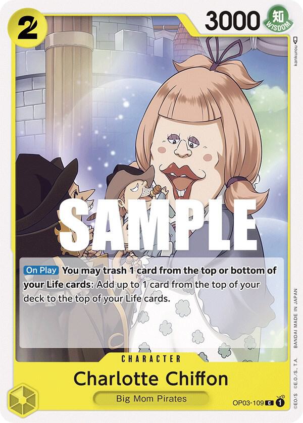 Charlotte Chiffon OP03-109 Common Pillars of Strength One Piece Near Mint