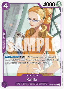 Kalifa (Reprint) OP03-060 Uncommon Premium Booster -The Best- One Piece NM