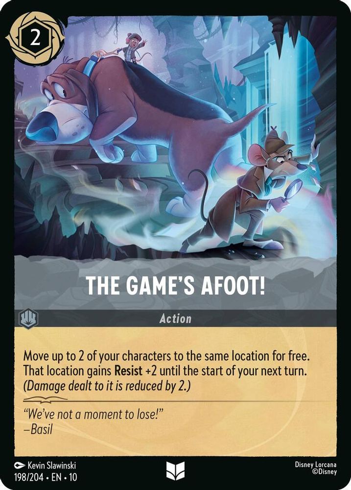 The Game's Afoot! 198/204 Uncommon Whispers in the Well Lorcana Near Mint