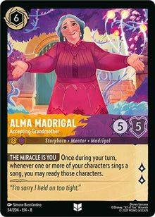 Alma Madrigal - Accepting Grandmother 34/204 Uncommon Reign of Jafar Lorcana NM