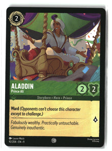 Aladdin - Prince Ali 92/204 Common Fabled Lorcana Lightly Played