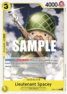 Lieutenant Spacey OP05-107 Common Awakening of the New Era One Piece Near Mint