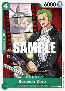 Roronoa Zoro OP02-043 Common Paramount War One Piece Near Mint