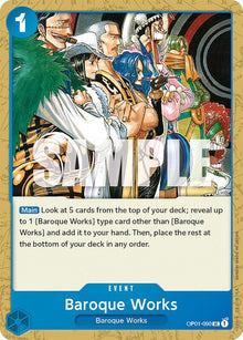 Baroque Works OP01-090 Uncommon Romance Dawn One Piece Near Mint