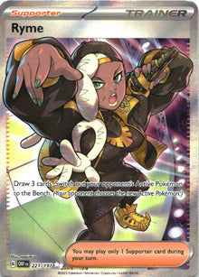 Ryme 221/197 Ultra Rare Obsidian Flames Pokemon Lightly Played