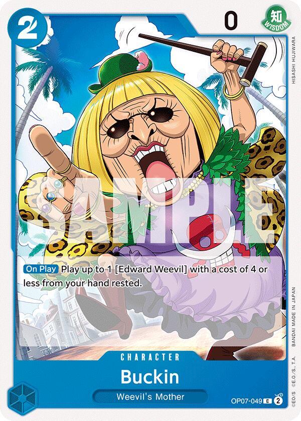 Buckin OP07-049 Common 500 Years in the Future One Piece Near Mint
