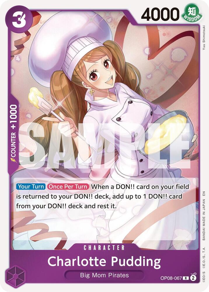 Charlotte Pudding (Reprint) OP08-067 Premium Booster -The Best- Vol. 2 One Piece Foil NM