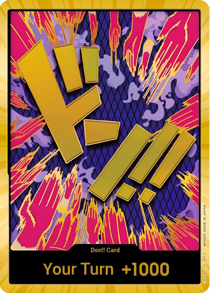 DON!! Card (Ivankov) (Gold) DON!! Premium Booster -The Best- One Piece Foil NM