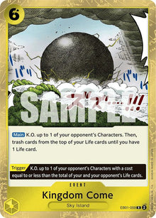 Kingdom Come EB01-059 Rare Extra Booster: Memorial Collection One Piece Foil NM