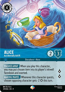 Alice - Accidentally Adrift (Epic) 217/204 Epic Fabled Lorcana Holo Near Mint