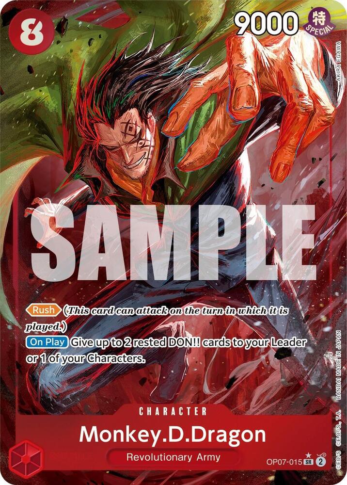 Monkey.D.Dragon (015) (Parallel) OP07-015 500 Years in the Future One Piece Foil NM