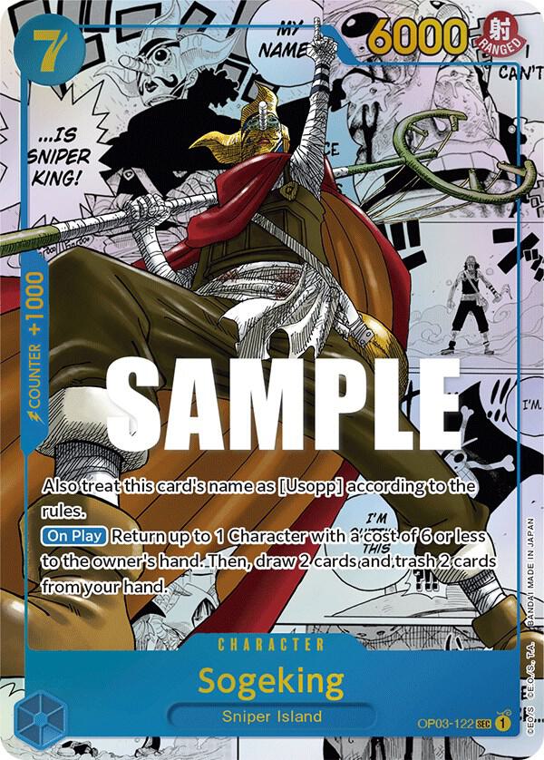 Sogeking (Alternate Art) (Manga) OP03-122 Pillars of Strength One Piece Foil NM