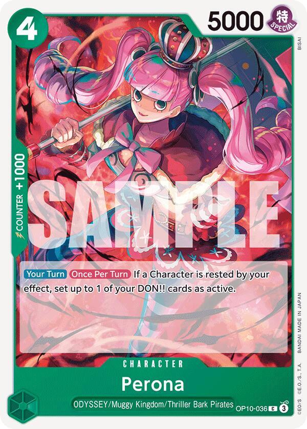 Perona (036) OP10-036 Common Royal Blood One Piece Near Mint
