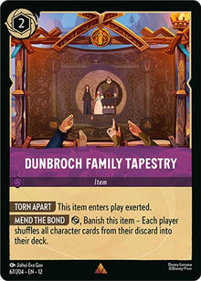 DunBroch Family Tapestry 67/204 Rare Wilds Unknown Lorcana Near Mint