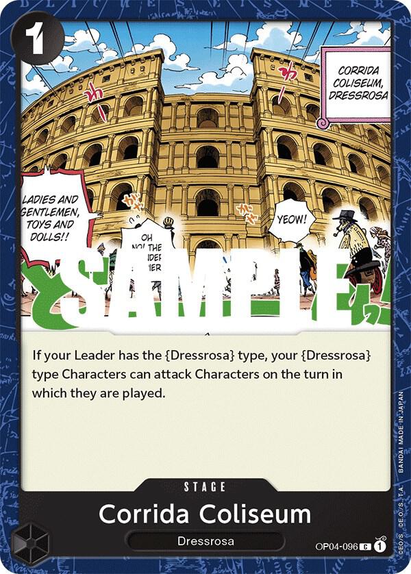 Corrida Coliseum OP04-096 Common Kingdoms of Intrigue One Piece Near Mint