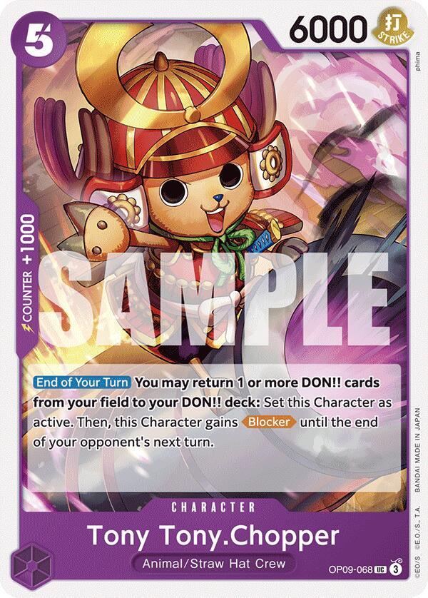 Tony Tony.Chopper (068) OP09-068 Uncommon Emperors in the New World One Piece NM