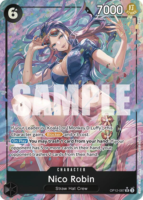 Nico Robin (Alternate Art) OP12-087 Legacy of the Master One Piece Foil NM