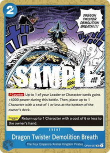 Dragon Twister Demolition Breath OP04-057 Kingdoms of Intrigue One Piece NM