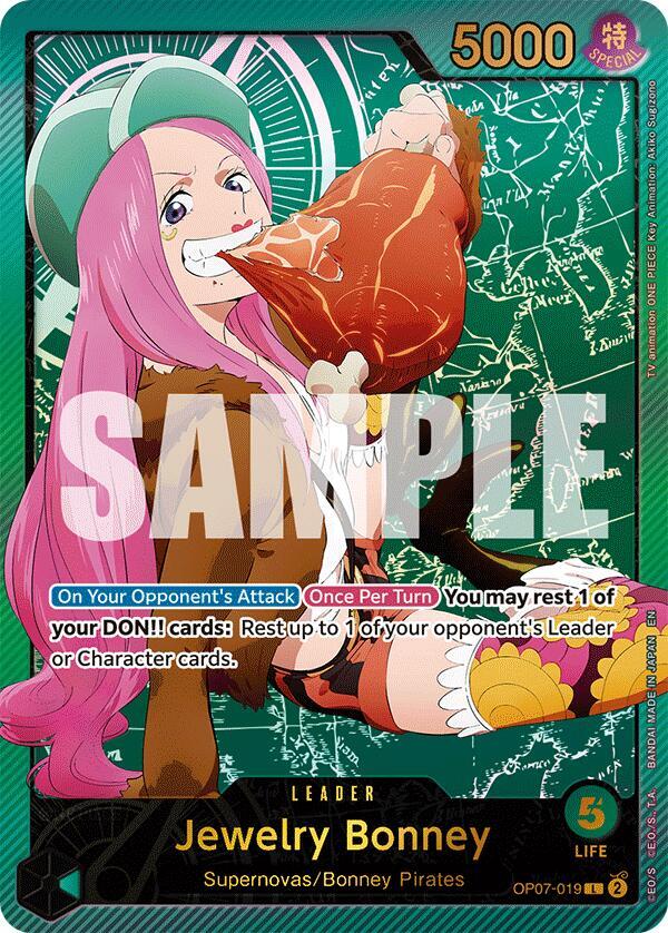 Jewelry Bonney (SP) OP07-019 Extra Booster: Anime 25th Collection One Piece Foil NM
