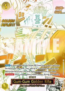 Gum-Gum Golden Rifle (Alternate Art) OP15-116 Adventure on Kami's Island One Piece Foil NM