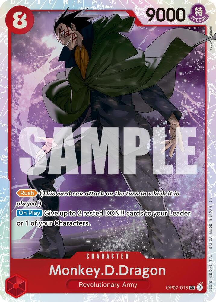 Monkey.D.Dragon (Reprint) OP07-015 Premium Booster -The Best- Vol. 2 One Piece Foil NM
