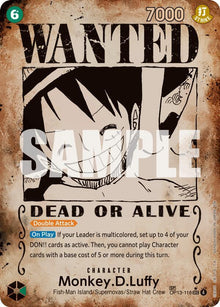Monkey.D.Luffy (118) (Wanted Poster) OP13-118 Carrying On His Will One Piece Foil NM