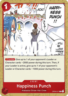 Happiness Punch OP04-017 Common Kingdoms of Intrigue One Piece Near Mint