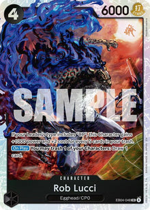 Rob Lucci EB04-048 Super Rare Adventure on Kami's Island One Piece Foil NM