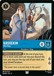 Kashekim - Wise King 158/204 Uncommon Wilds Unknown Lorcana Near Mint