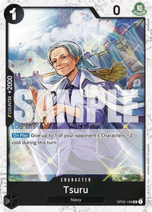 Tsuru (Jolly Roger Foil) OP02-106 Premium Booster -The Best- One Piece NM