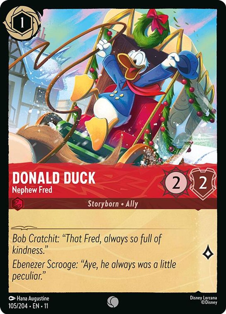 Donald Duck - Nephew Fred 105/204 Common Winterspell Lorcana Near Mint