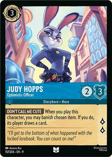 Judy Hopps - Optimistic Officer 157/204 Uncommon Fabled Lorcana Near Mint
