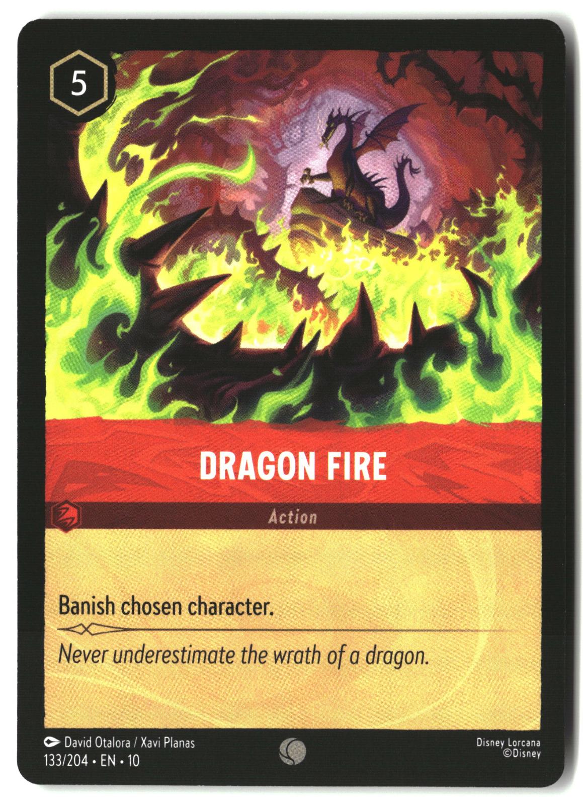 Dragon Fire 133/204 Common Whispers in the Well Lorcana Lightly Played