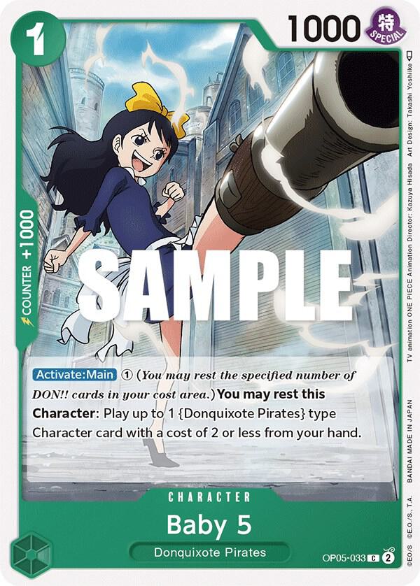 Baby 5 (033) OP05-033 Common Awakening of the New Era One Piece Near Mint