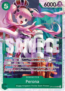 Perona OP14-033 Super Rare The Azure Sea's Seven One Piece Foil Near Mint