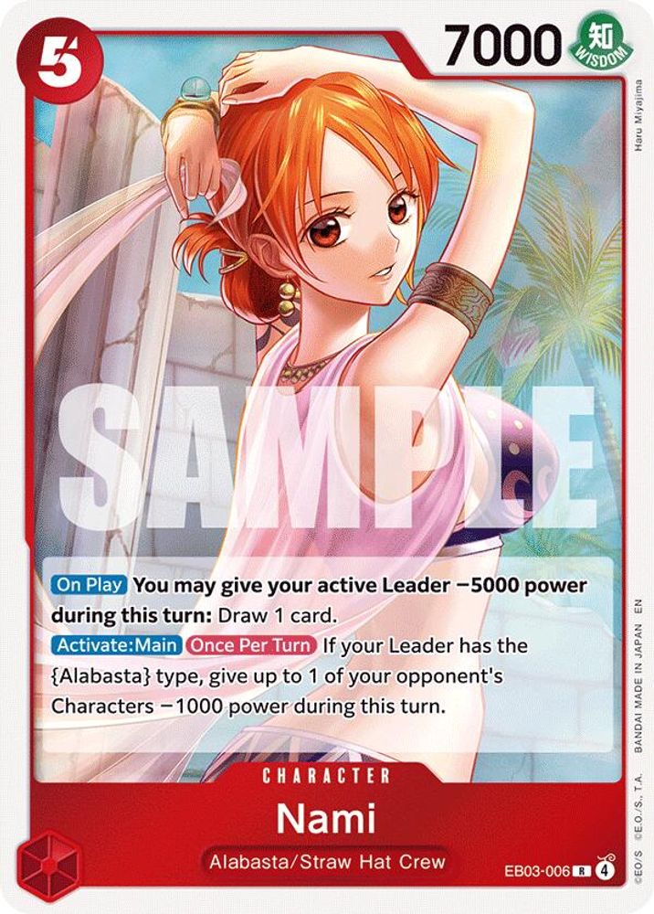 Nami (006) EB03-006 Extra Booster: One Piece Heroines Edition One Piece Foil NM