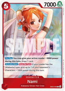 Nami (006) EB03-006 Extra Booster: One Piece Heroines Edition One Piece Foil NM