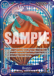 Buggy OP09-051 Rare The Azure Sea's Seven One Piece Foil Near Mint