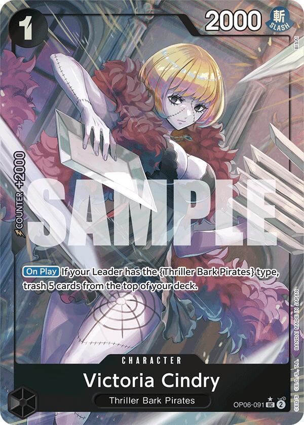 Victoria Cindry (Full Art) OP06-091 Premium Booster -The Best- One Piece Foil NM