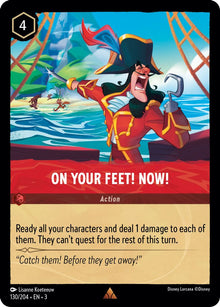 On Your Feet! Now! 130/204 Rare Into the Inklands Lorcana Near Mint