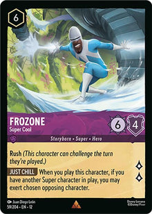 Frozone - Super Cool 59/204 Rare Wilds Unknown Lorcana Near Mint